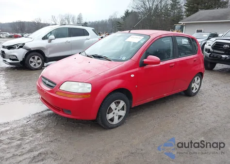 2007 Chevrolet Aveo 5 Special Value from USA, damaged, VIN KL1TD66617B772058